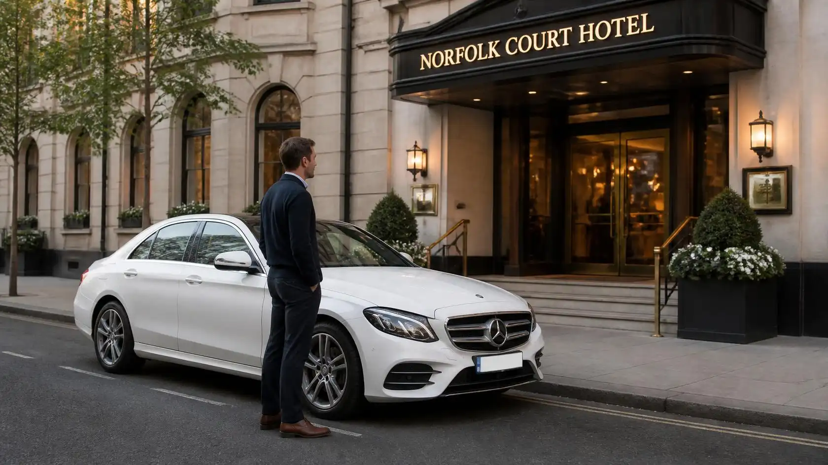 Norfolk Court Hotel Taxi Transfer to Luton Airport Transfer