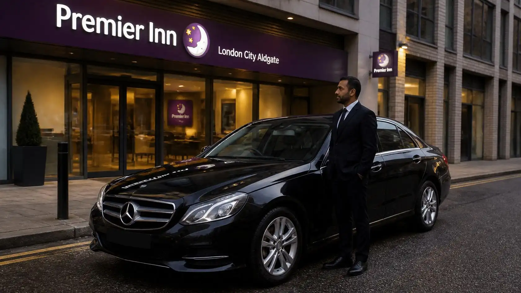 Premier Inn London City Aldgate Taxi Transfer 