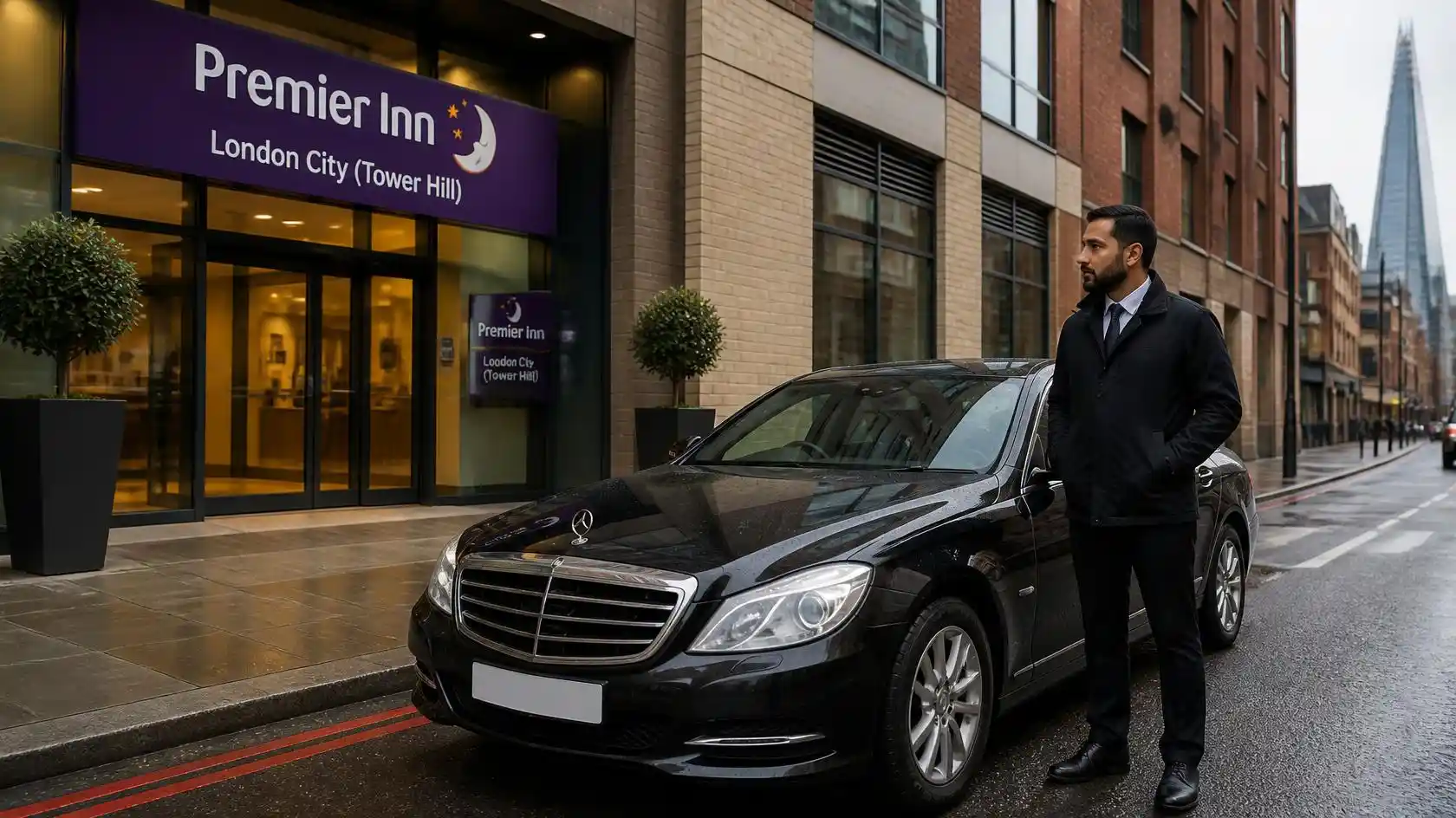 Premier Inn London City Tower Hill Taxi Transfer to Luton