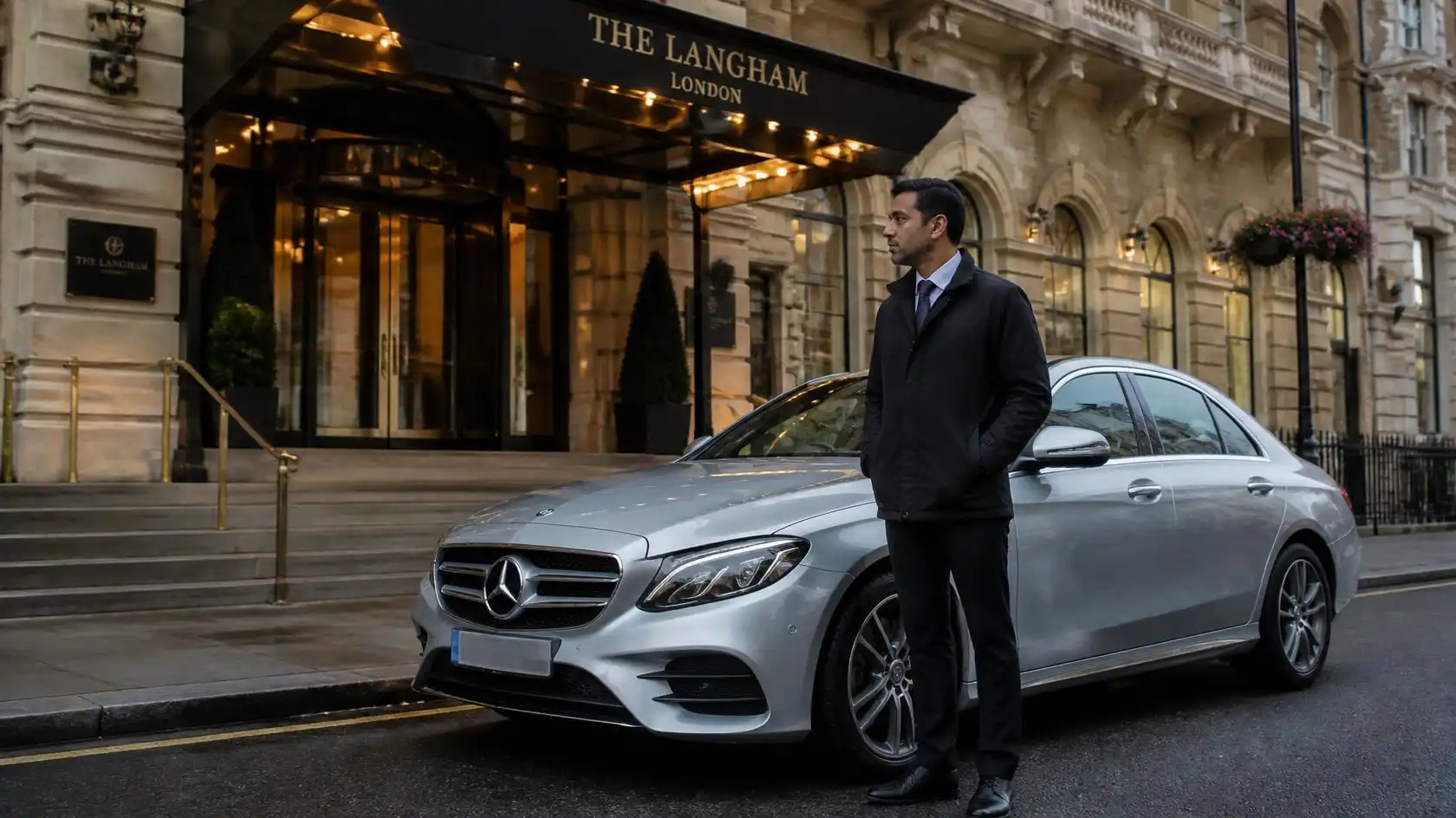 Langham Hotel London Taxi Transfer to Portsmouth Port