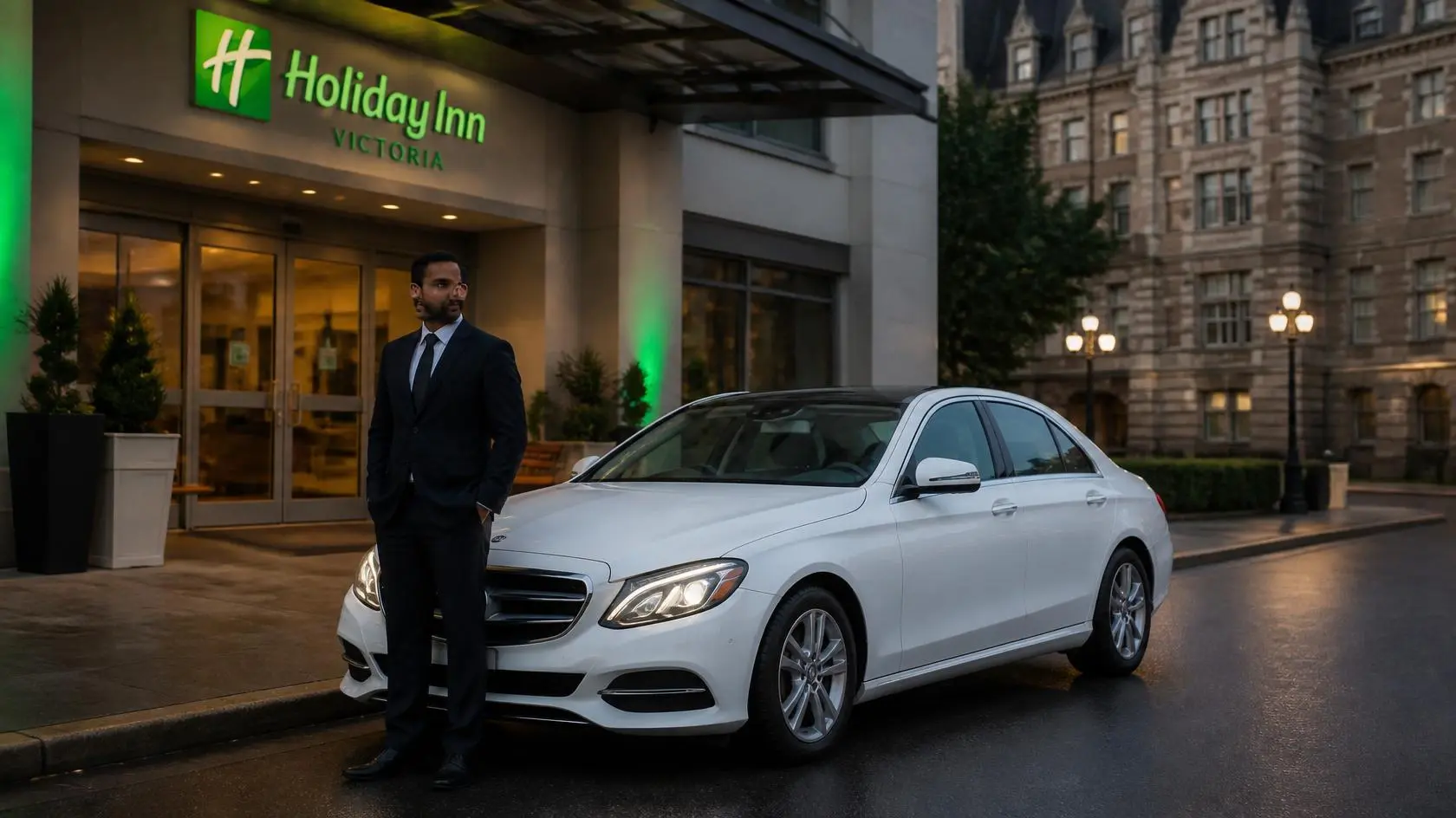 Holiday Inn Victoria Taxi Transfer from Portsmouth