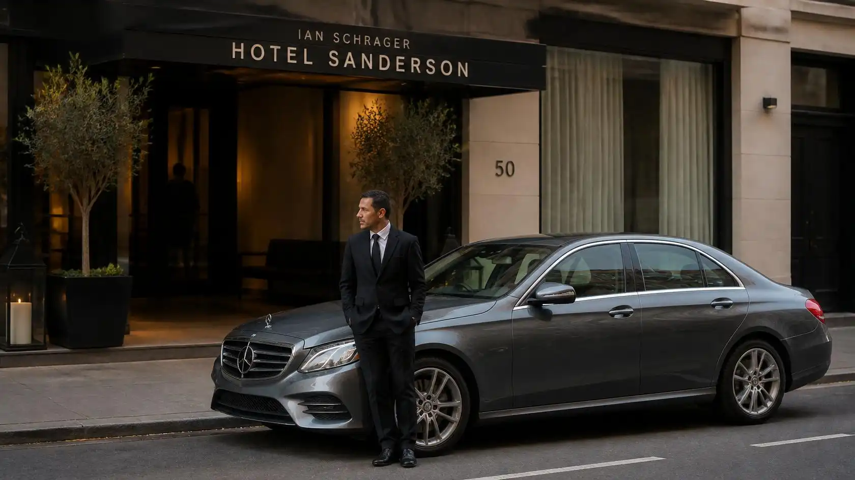 Portsmouth to Ian Schrager Hotel Sanderson Taxi