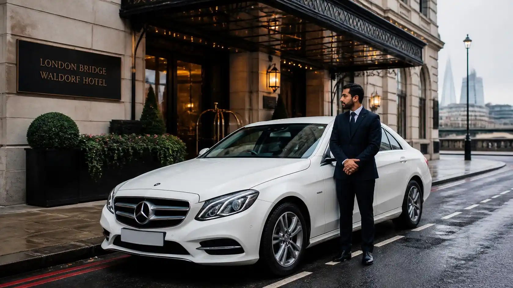London Bridge Waldorf Hotel Taxi  Port Transfer