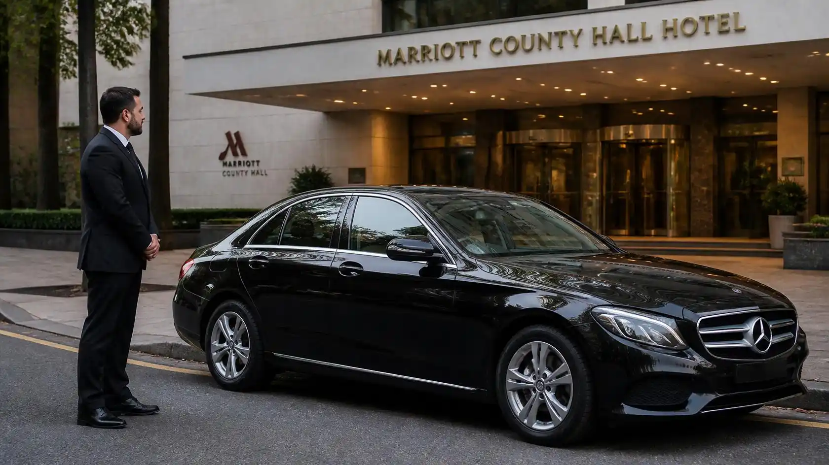 Marriott County Hall Hotel Taxi Fixed Transfers