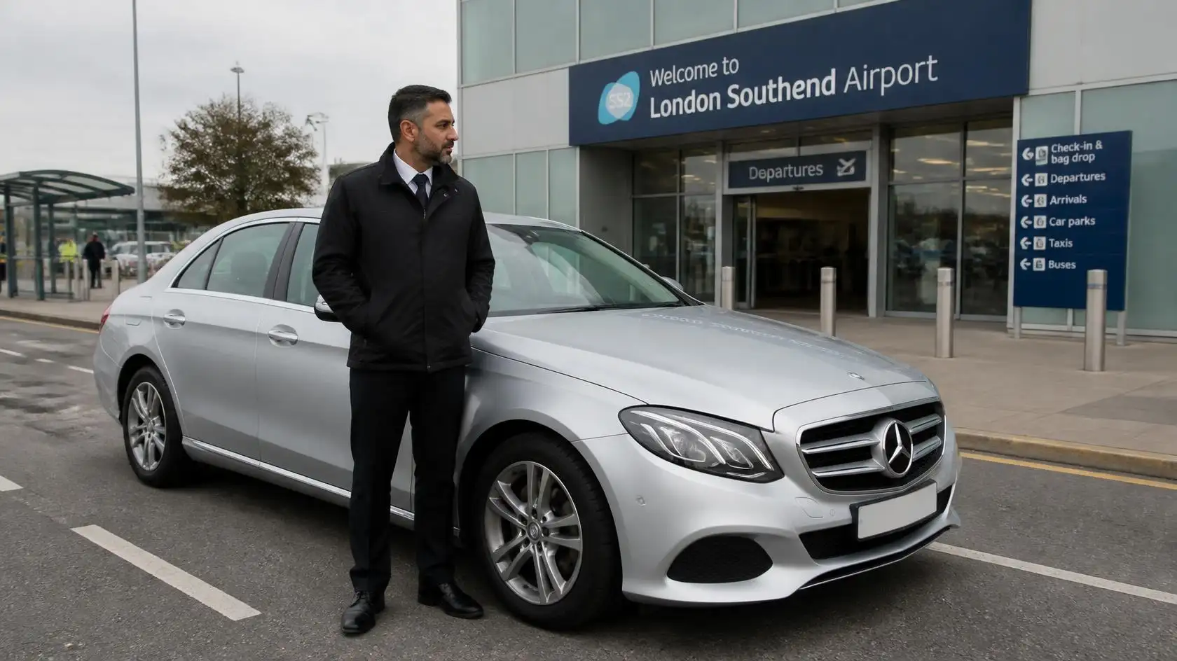 Taxi SS2 Southend Airport to CM8 Witham Transfer