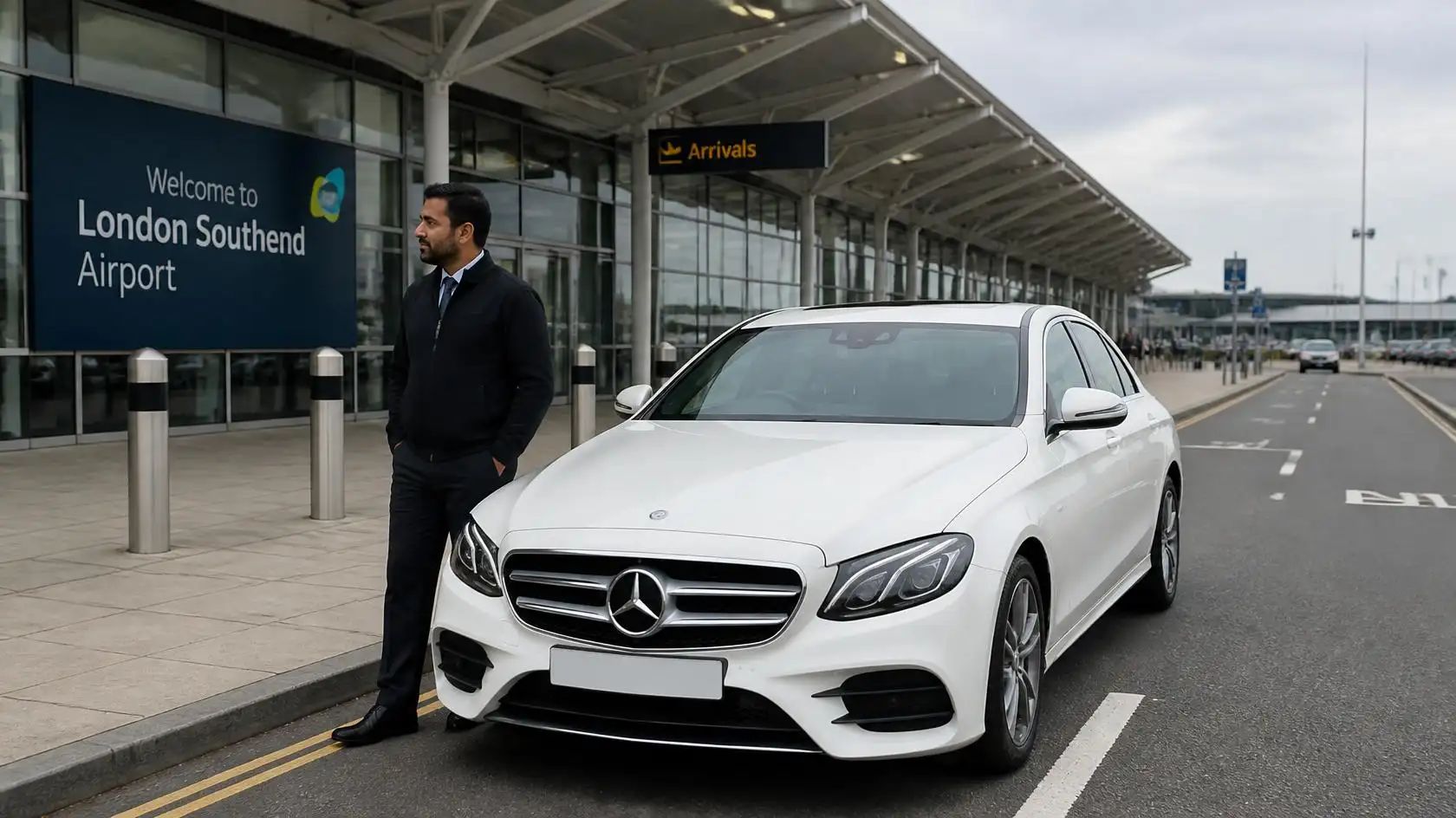 Travel information between CM19 Harlow Taxi Southend Airport Transfers