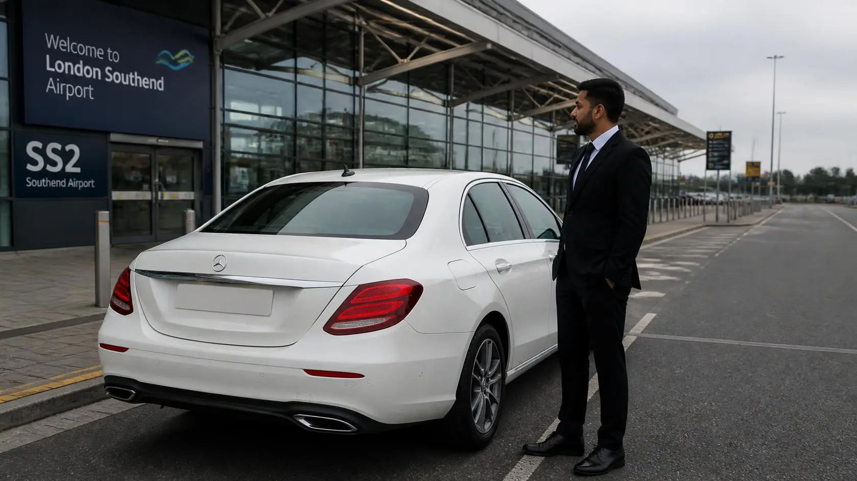 Travel information between CM20 Harlow Taxi Southend Airport Transfers