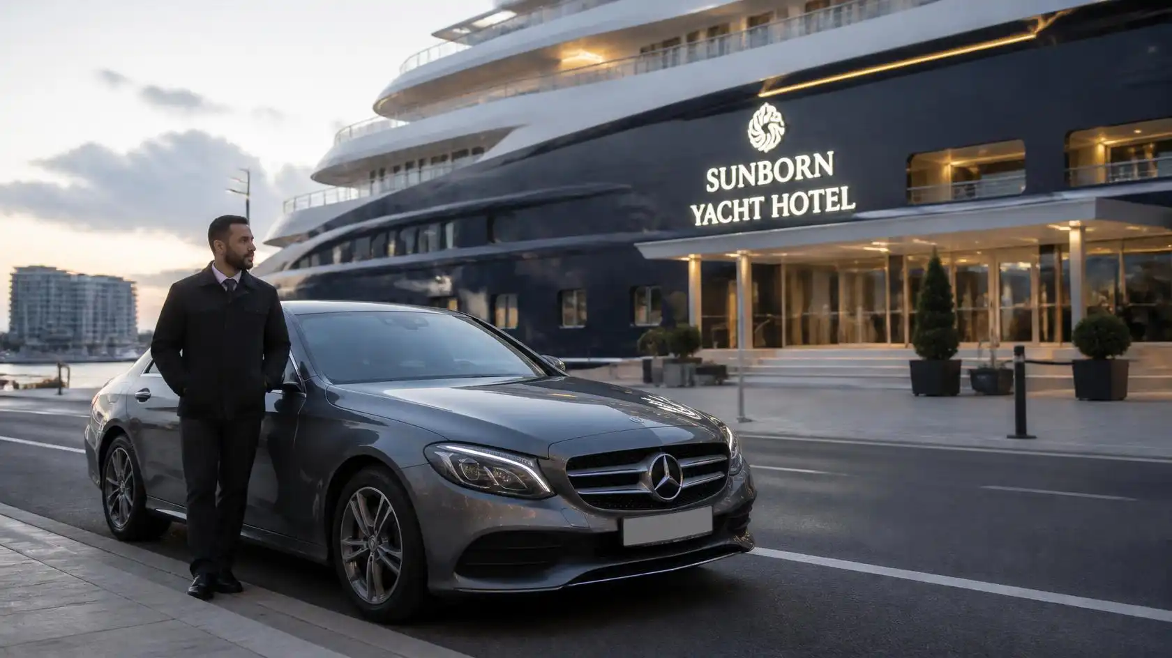 Sunborn Yacht Hotel Taxi Fixed Price Transfers