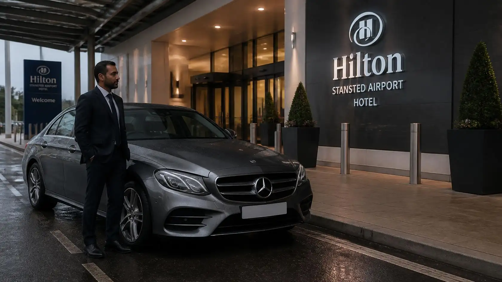 Hilton Stansted Airport Taxi Fixed Price Transfer
