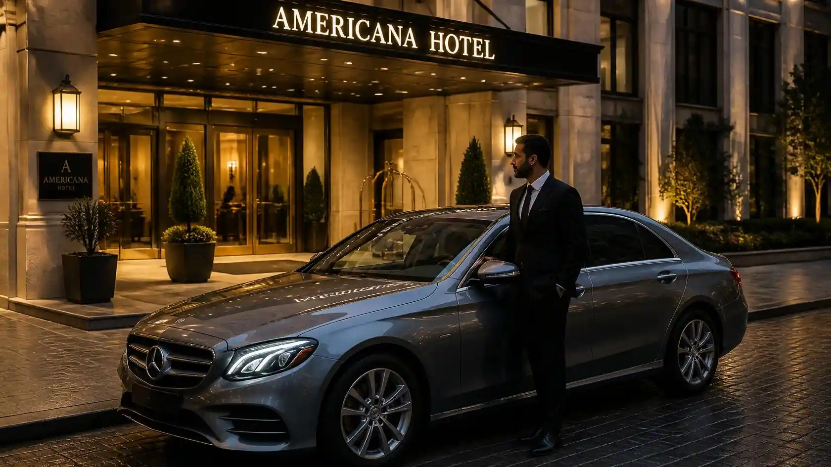 Minicab from Portsmouth International Port to AMERICANA HOTEL
