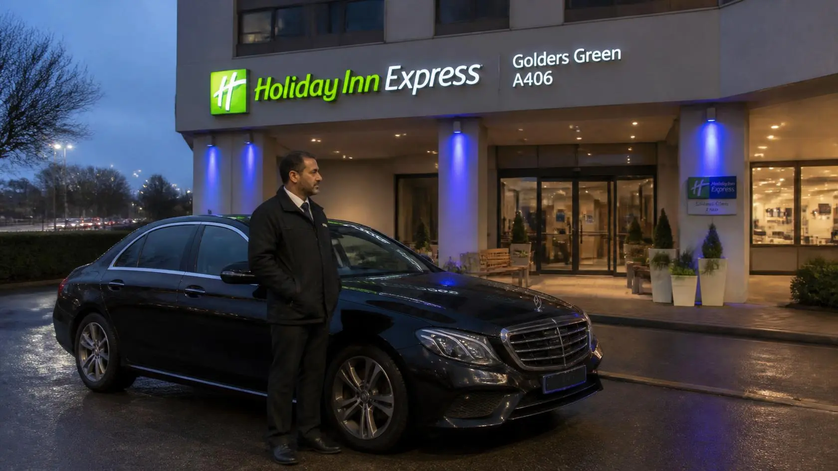 Holiday Inn Express Golders Green A406 Taxi