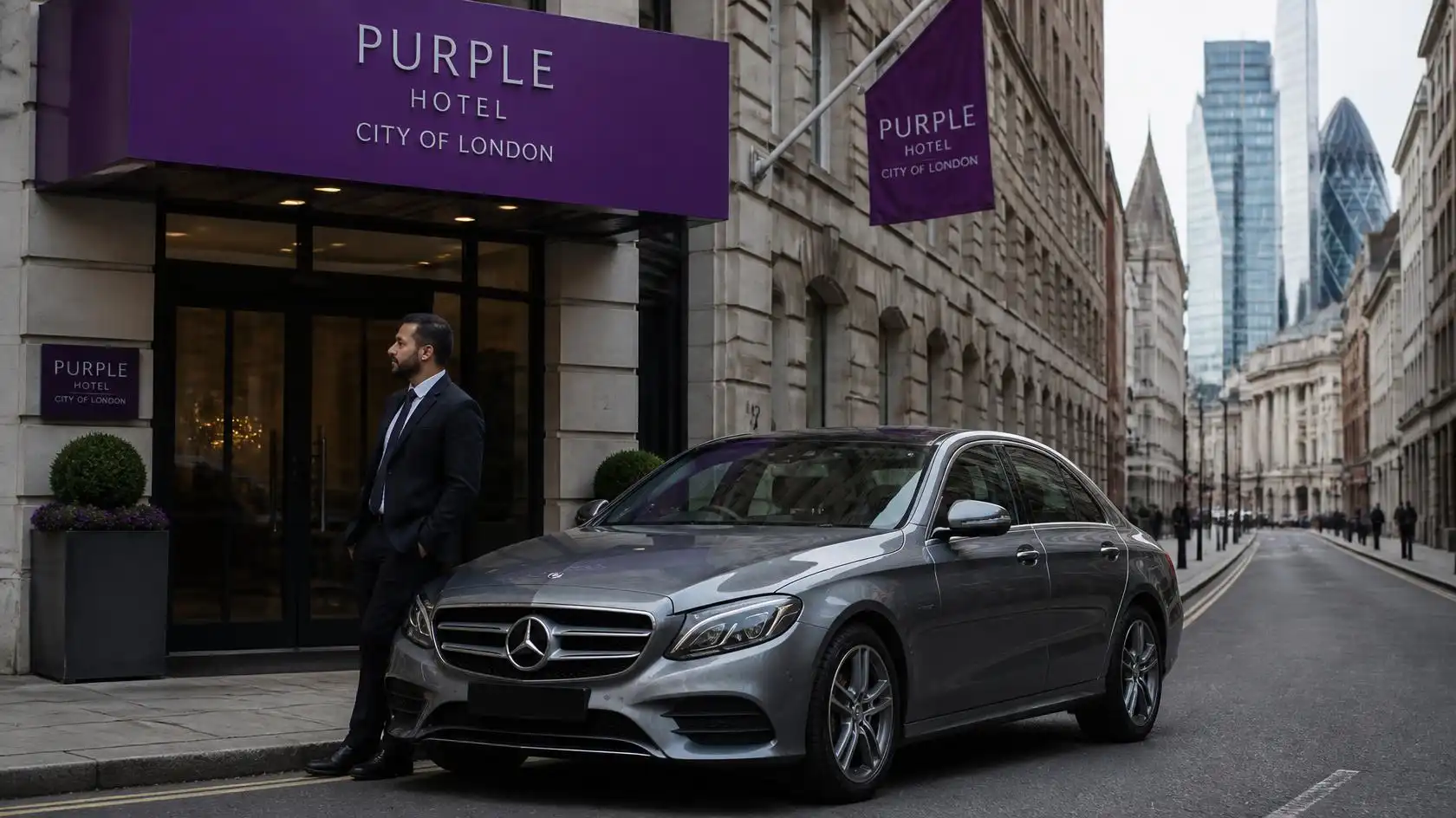 Purple Hotel City of London Taxi Port Transfer