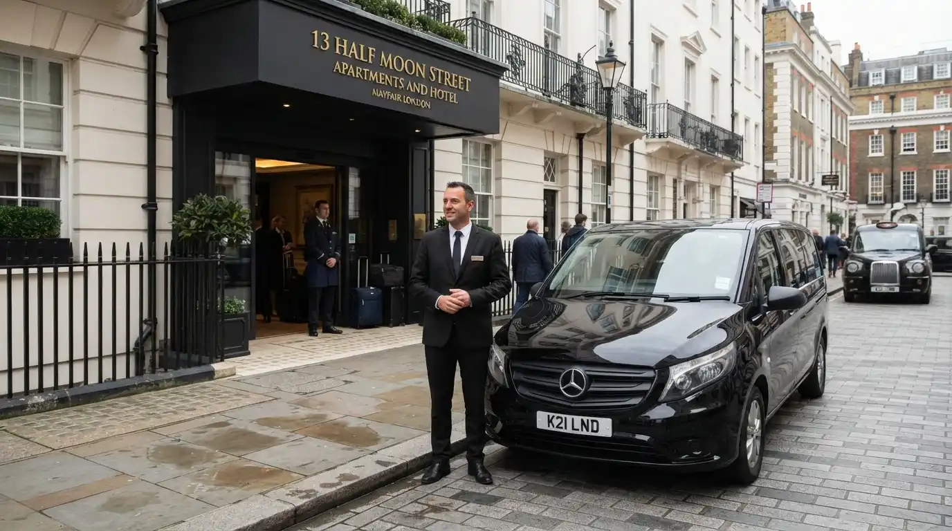 13 Half Moon Street Apartments and Hotel Taxi Transfer London
