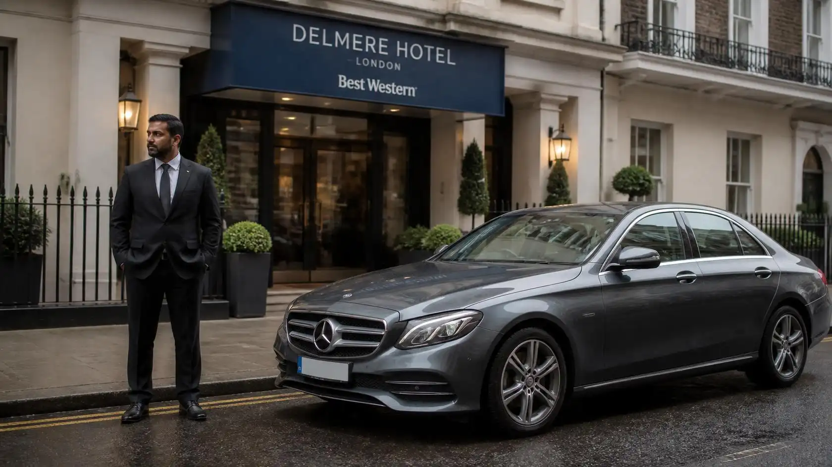 Delmere Hotel London Best Western Taxi Port Transfer
