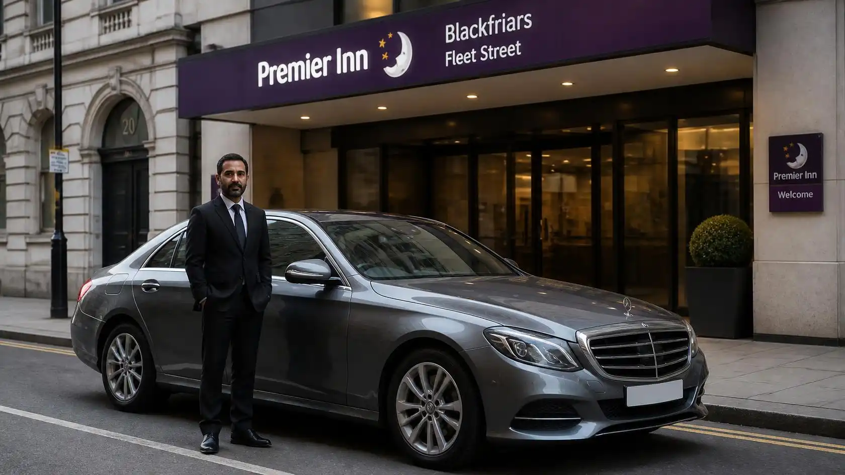 Premier Inn Blackfriars Fleet Street Taxi Transfer London