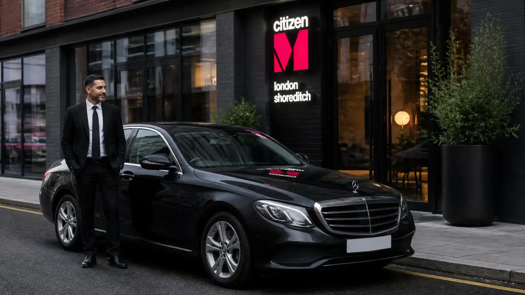 citizenM London Shoreditch Taxi 24/7 Transfers