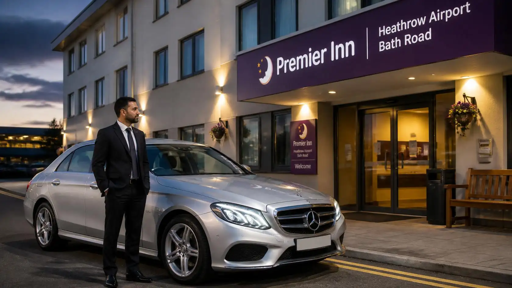 Premier Inn Heathrow Airport Bath Road Taxi Transfer 24/7