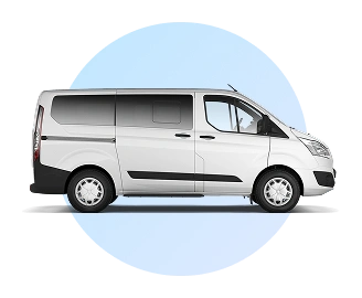 8-seat minibus private hire vehicle